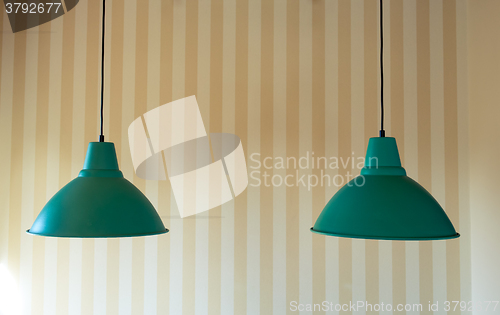 Image of Two Modern Ceiling Lamp for Interior Decoration