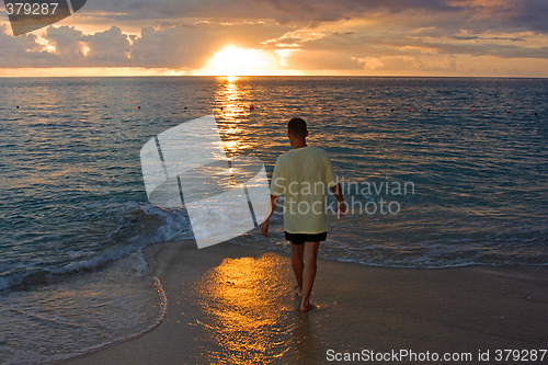 Image of Man on the beach