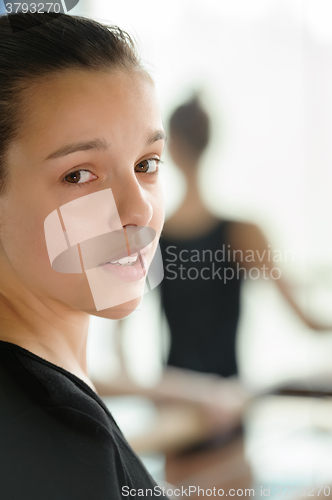 Image of Beautiful young girl close up