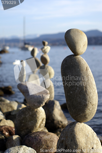 Image of Stones at the lakeside