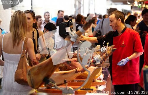 Image of La Boqueria market.