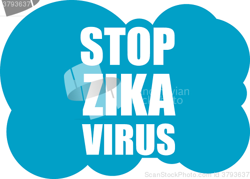 Image of Zika Virus as a Danger Concept Art vector illustration