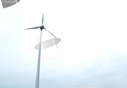 Image of One wind turbine.