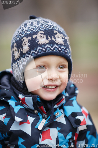 Image of Cute happy little boy