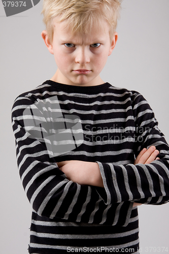 Image of angry little boy