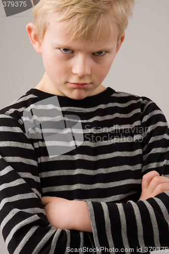 Image of angry little boy