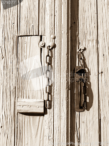 Image of Old entrance door