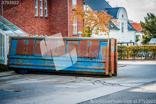 Image of Large container on the street