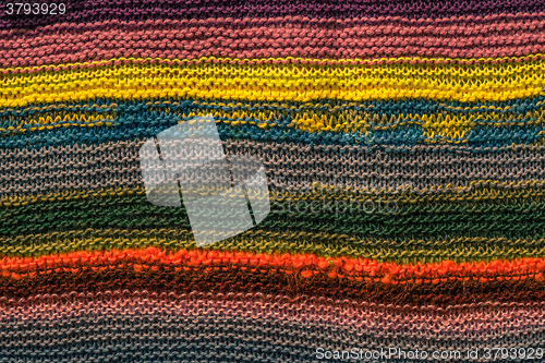 Image of Colorful knitwear pattern