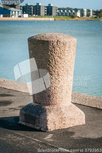 Image of Dock post at the harbor