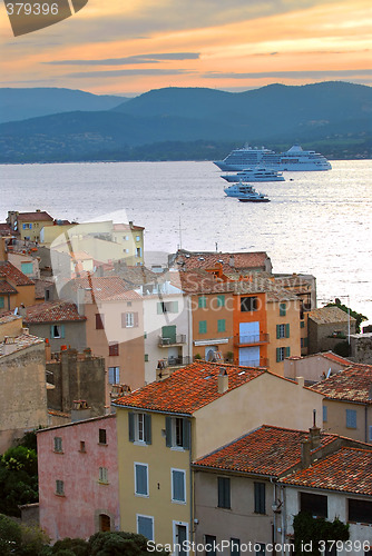 Image of Cruise ships at St.Tropez