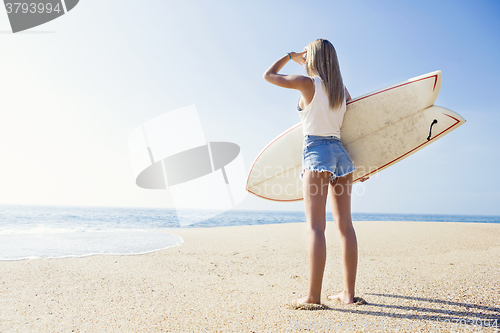 Image of Surfer girl