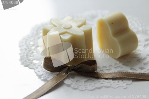 Image of Handmade white praline