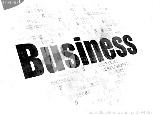 Image of Business concept: Business on Digital background