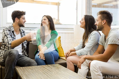 Image of Friends meeting at the coffee shop