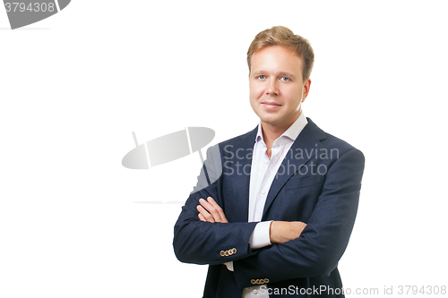 Image of Business style man isolated on white