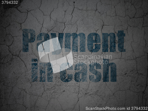 Image of Banking concept: Payment In Cash on grunge wall background