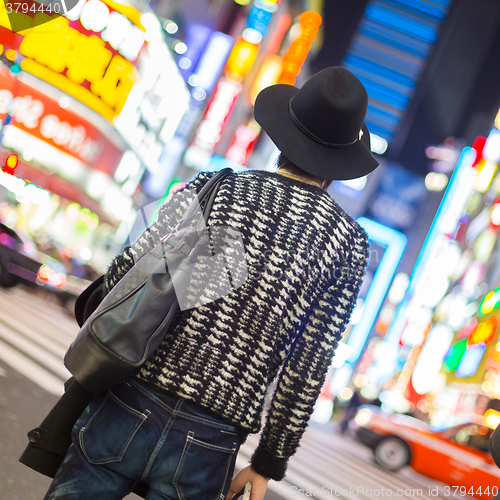 Image of Man in Shinjuku, Tokyo, Japan.