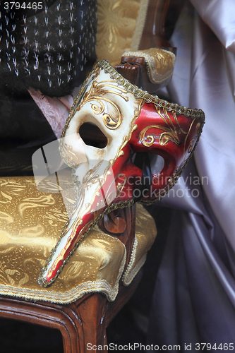 Image of old carnival mask