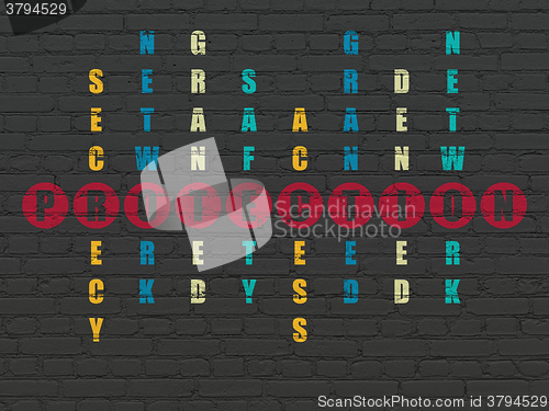 Image of Privacy concept: Protection in Crossword Puzzle
