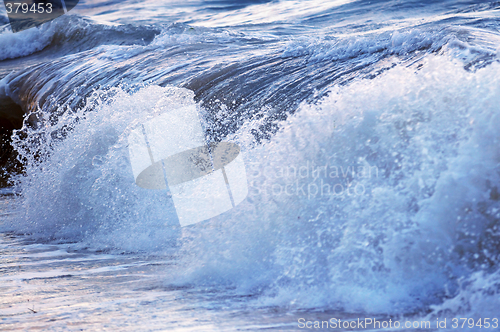 Image of Wave in stormy ocean