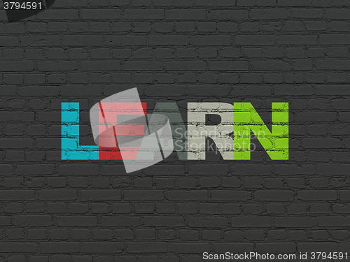Image of Learning concept: Learn on wall background
