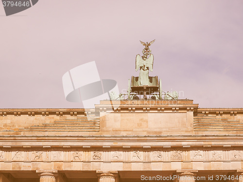 Image of Brandenburger Tor Berlin vintage