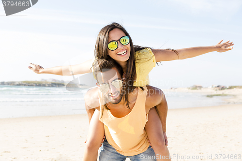 Image of Couple at the beach