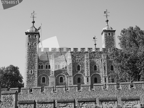 Image of Black and white Tower of London