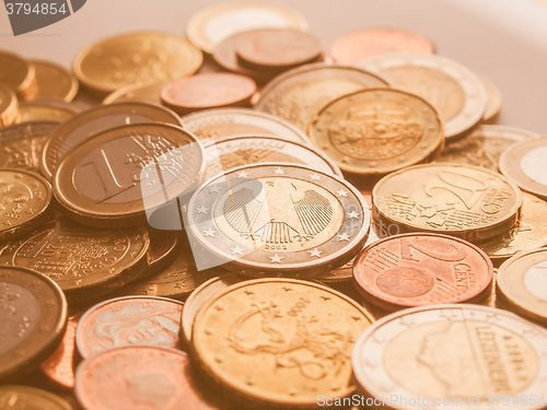 Image of  Euro coins vintage