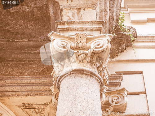 Image of  Ionic capital vintage