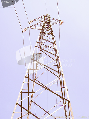 Image of  Trasmission line tower vintage