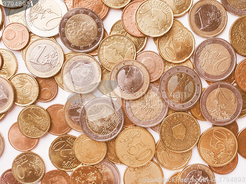 Image of  Euro coins vintage