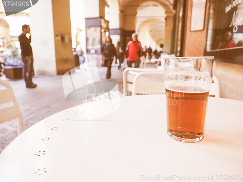 Image of  British ale beer pint vintage