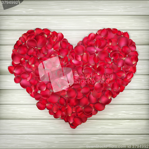 Image of Romantic Valentine card with heart. EPS 10