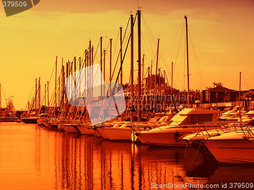 Image of boats in harbor