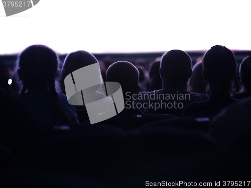 Image of People watching cinema