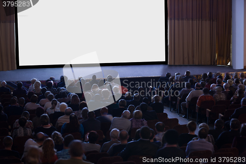 Image of Audience watching cinema