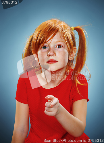Image of Beautiful portrait of a little girl 
