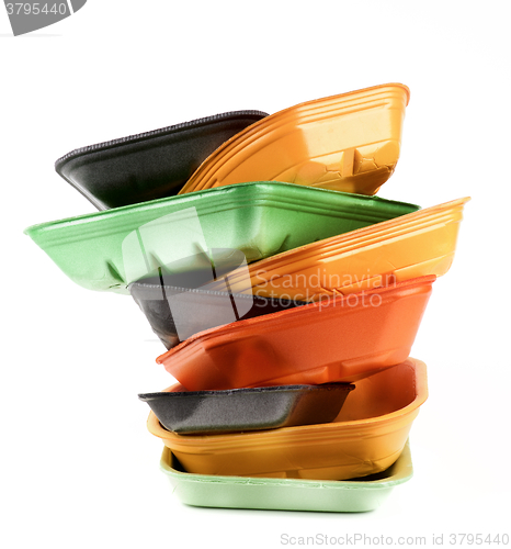 Image of Empty Recycled Trays