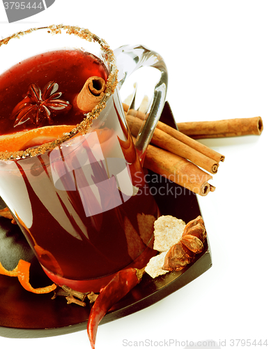 Image of Mulled Wine and Fruits