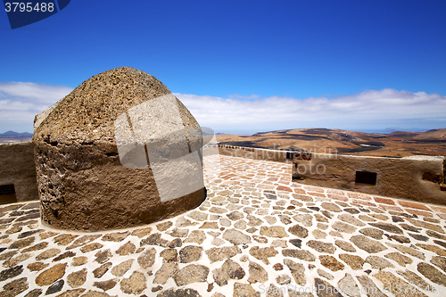 Image of house  castillo de las coloradas  lanzarote  spain the 