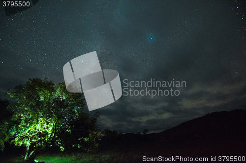 Image of Night stars sky