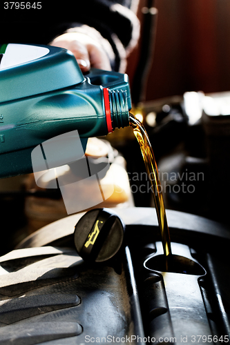 Image of Fresh motor oil