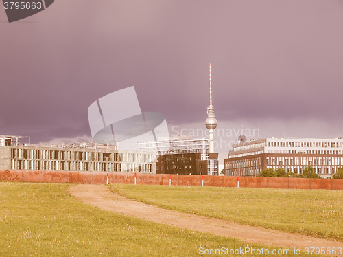 Image of TV Tower Berlin vintage