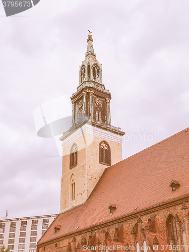 Image of Marienkirche in Berlin vintage