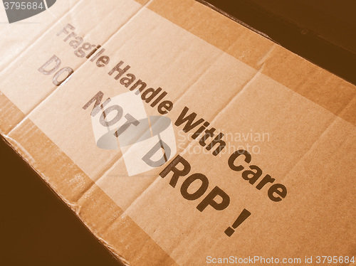 Image of  Corrugated cardboard vintage