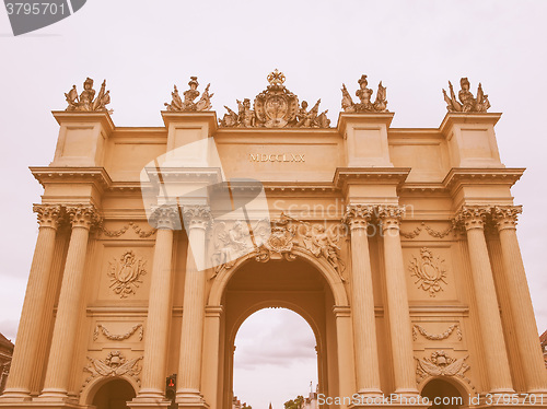 Image of Brandenburger Tor in Potsdam Berlin vintage