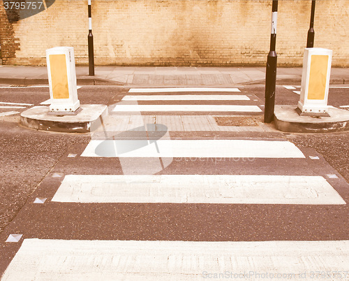 Image of  Zebra crossing vintage