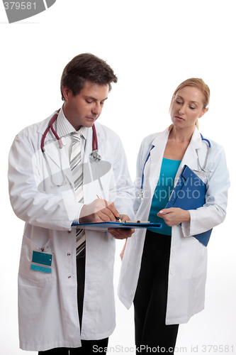 Image of Two doctors in discussion